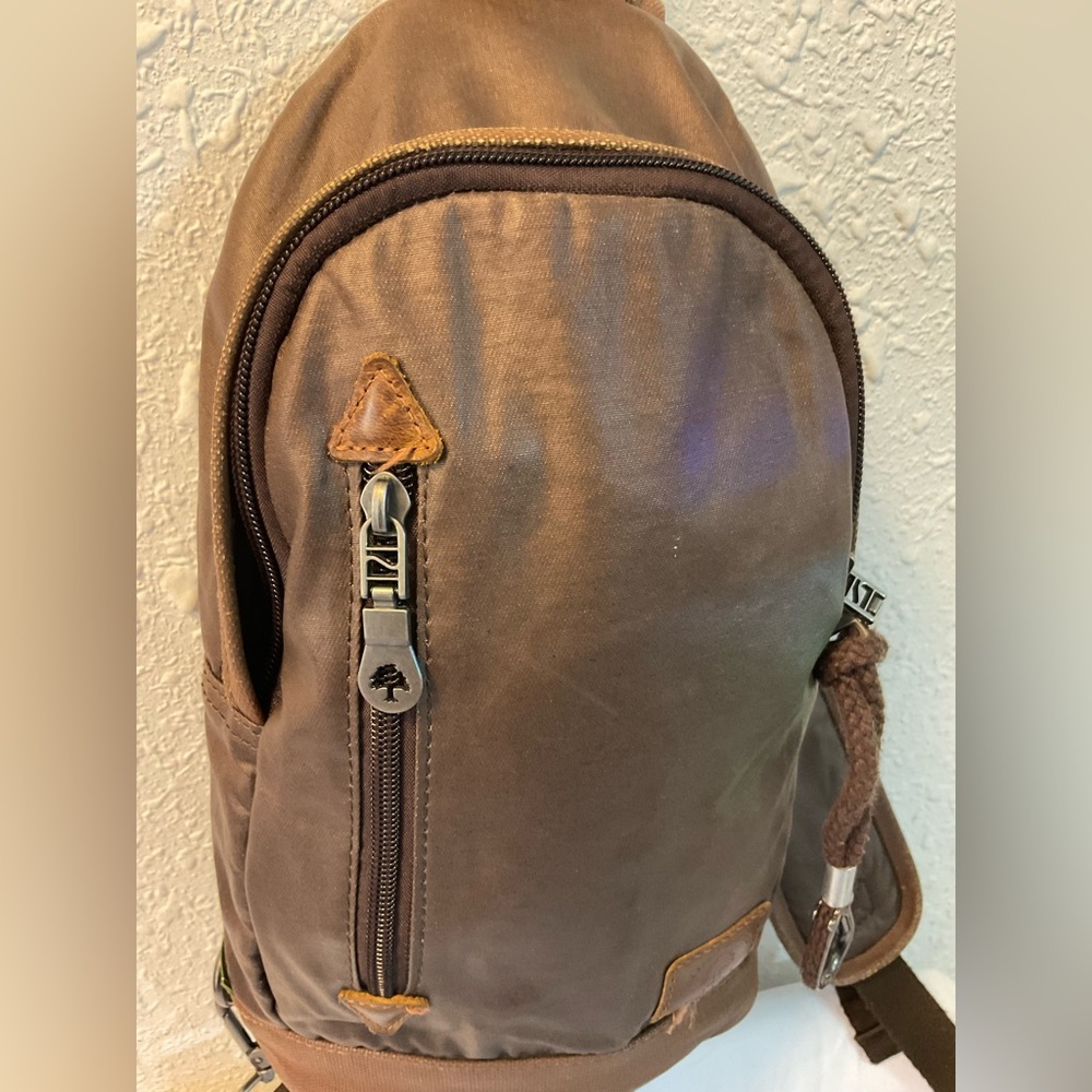 The Same Direction Light Coated Canvas Sling Bag - image 2